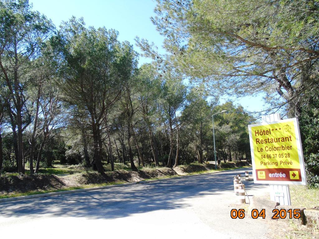 Hotel Restaurant Le Colombier Remoulins Dış mekan fotoğraf